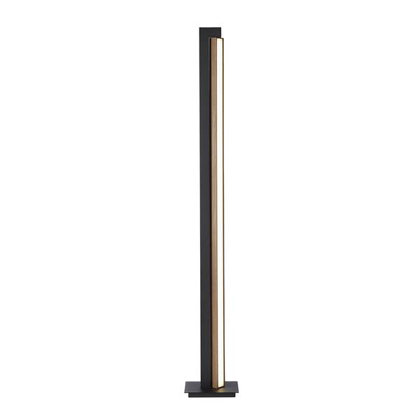 LED Stehleuchte PURE Lines Floor Braun - Metall - 16 x 156 x 22 cm