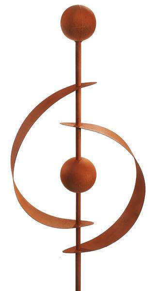 Gartendekoration RUSTY SATURN Braun - Metall - 6 x 103 x 21 cm