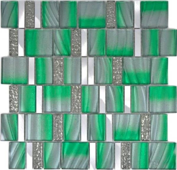 Mosaikfliesen 88-0005 Grau - Glas - 30 x 30 x 30 cm