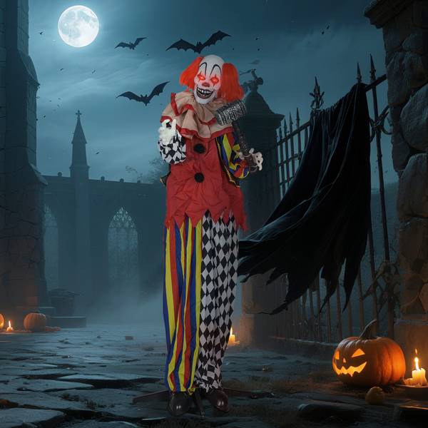 Halloween Dekoration 84J-102V00RD Metall - 18 x 173 x 90 cm