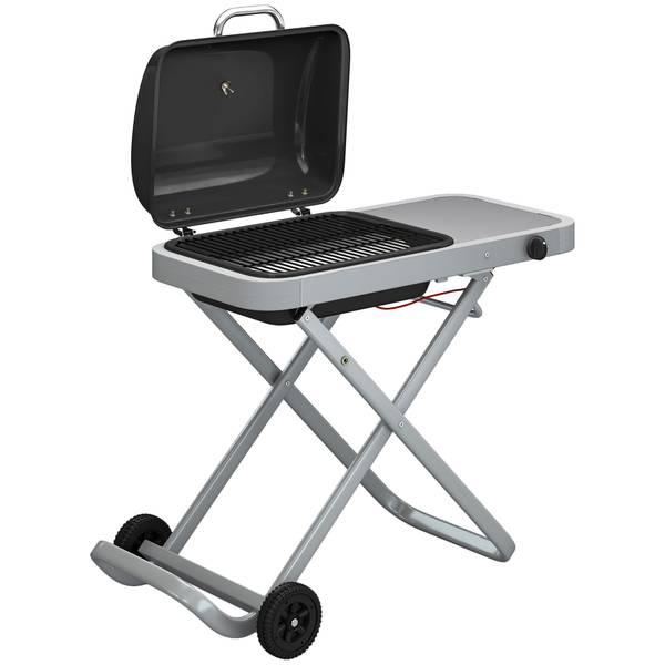 Faltbarer Gasgrill 846-280V90BK Schwarz - Metall - 55 x 89 x 109 cm
