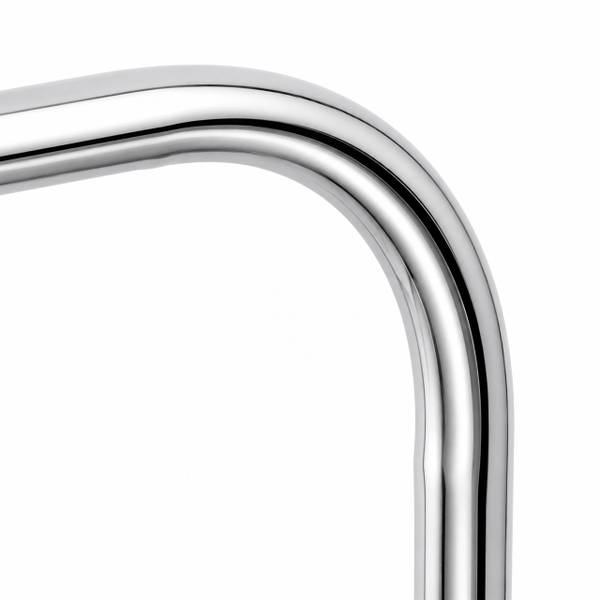 Handtuchständer mit 5 Stangen Silber - Metall - Kunststoff - 79 x 107 x 35 cm