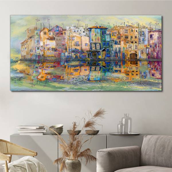 Wandbild Wasserstadt 00018739 140 x 70 cm
