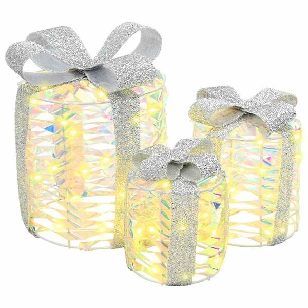 Saisonale Dekoration 42019088 3er Set Gelb - Kunststoff - 20 x 20 x 20 cm