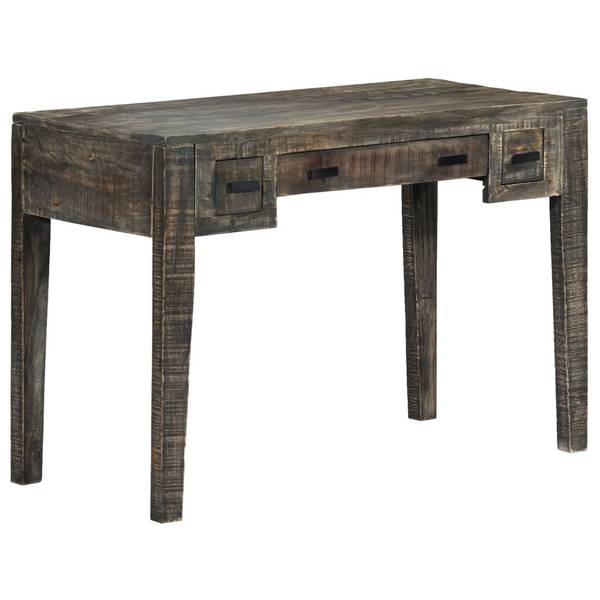 Bureau 247913 Noir - Manguier - 110 x 75 x 110 cm