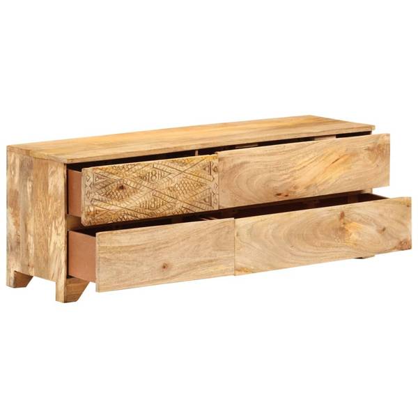 TV-Möbel 246144 Braun - Mango - 110 x 40 x 30 cm