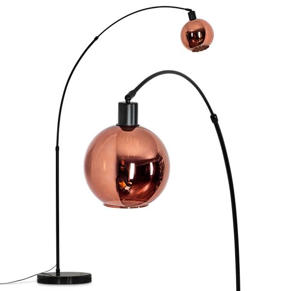 Stehlampe Cesaro Metall - Stein - 45 x 170 x 136 cm