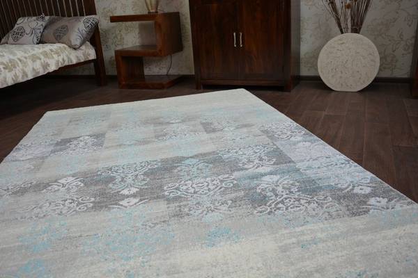Tapijt P12149 beige - polyacryl - 80 x 1 x 150 cm