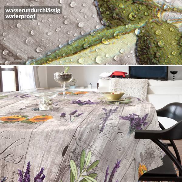 Tischdecke Provence Lavendel R 100 x 100 cm