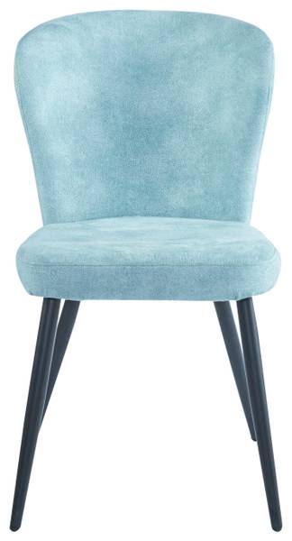 Stuhl LYNN Blau - Metall - Textil - 51 x 86 x 65 cm