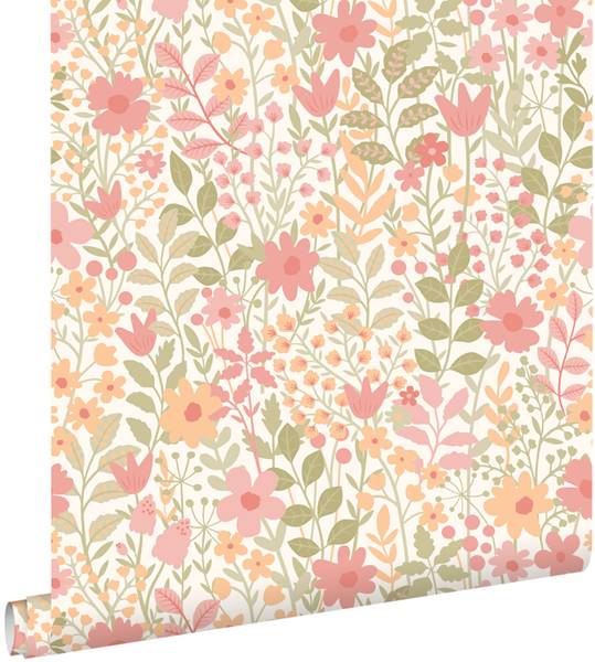 Tapete 131939 Pink - Papier - 53 x 1005 x 53 cm
