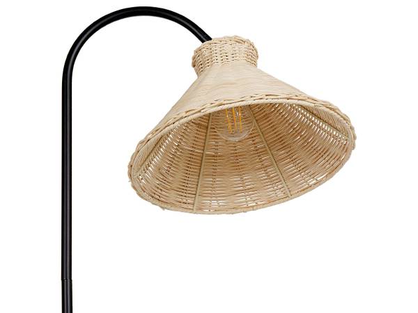 Stehlampen KERIAN Schwarz - Blau - Rattan - 46 x 148 x 63 cm