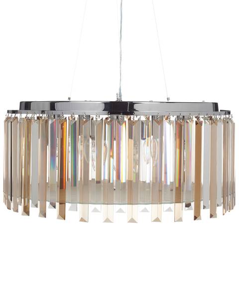 Pendelleuchten LAMEIRA Silber - Glas - 50 x 120 x 50 cm