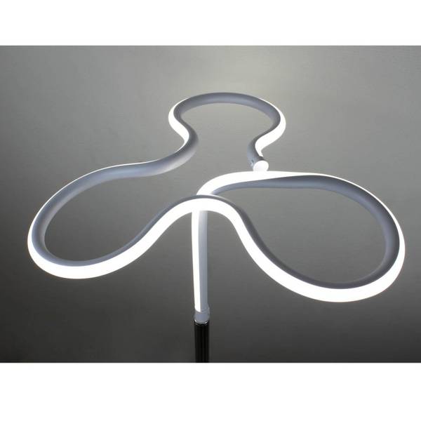 Lampe CLOVER Gris - Matière plastique - 38 x 66 x 38 cm
