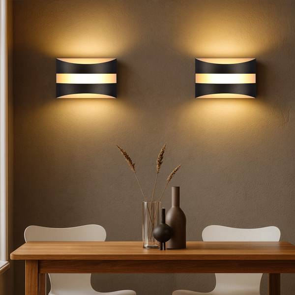 Wandlamp Lnfh zwart