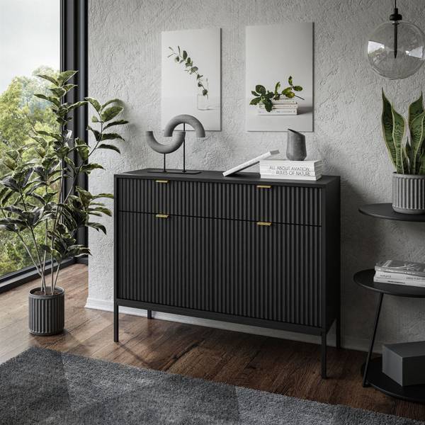 Dressoir CORTADO KSZ104 met laden zwart