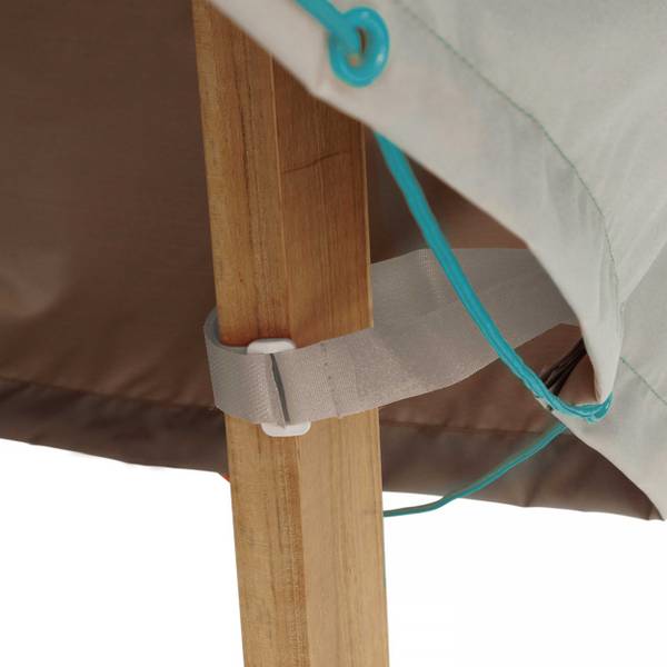 Schutzhülle für Gartentisch Cov Up Grau - Textil - 1 x 60 x 240 cm