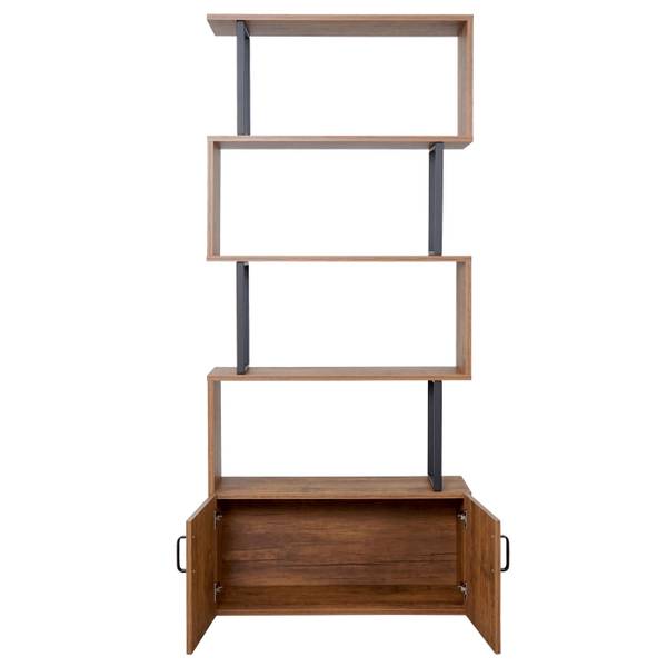 Boekenkast A27 eikenhouten look