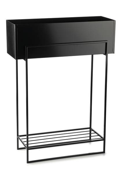 Blumenständer 10-1629 Schwarz - Metall - 60 x 82 x 23 cm