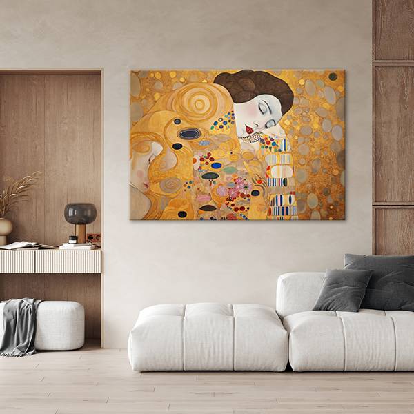 Wandbild frau porträt abstraktion – g. 120 x 80 cm