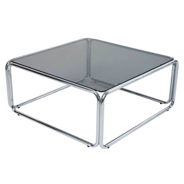 Couchtisch Lewis Schwarz - Klarglas - 90 x 40 x 90 cm