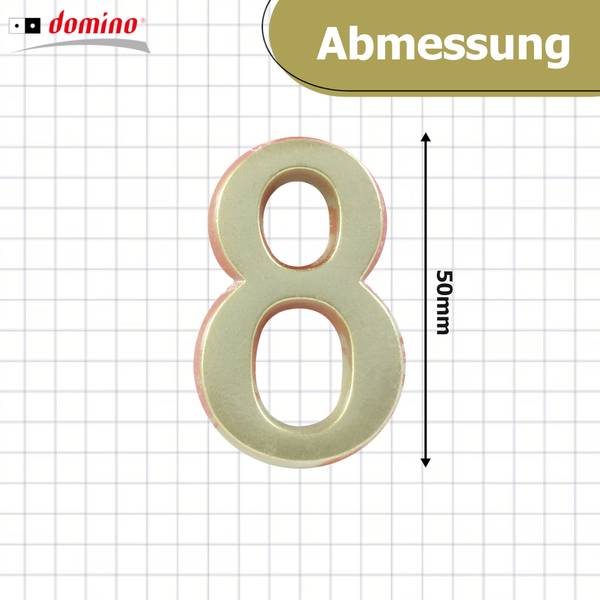Hausnummer ZNAL Metall - 40 x 40 x 1 cm