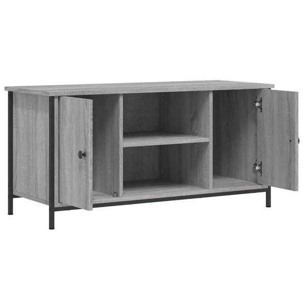 TV-Schrank 3030458 Grau - Eisen - 100 x 50 x 40 cm