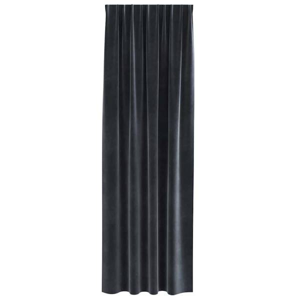 Vorhänge 3044472-5 (2er Set) Dunkelgrau - Breite: 260 cm