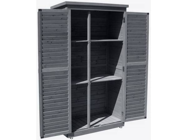 Gartenschrank - Gartentruhe space Braun - Massivholz - 38 x 148 x 87 cm