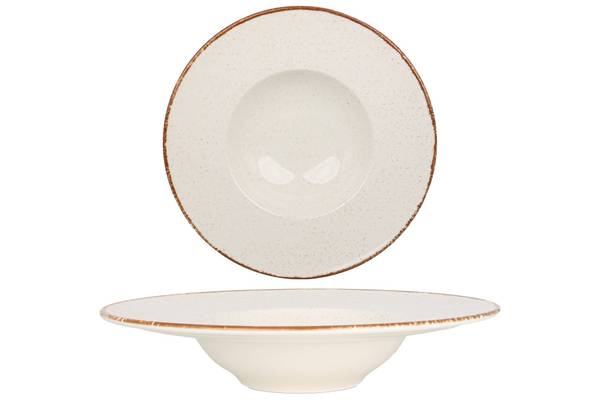Assiette De Pâtes Brunilda 2 él. Porcelaine - 28 x 2 x 28 cm