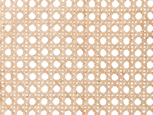 Paravent POTENZA Schwarz - Blau - Braun - Rattan - 105 x 180 x 3 cm