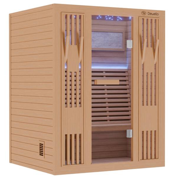 Finnische Sauna MINTO 130 x 150 cm