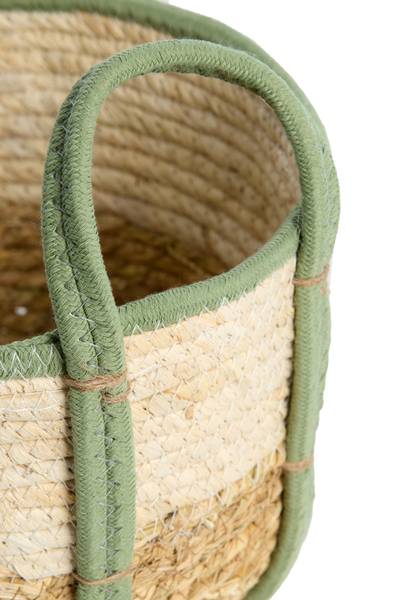 Aufbewahrungskorb KINSALE Braun - Naturfaser - 33 x 23 x 33 cm