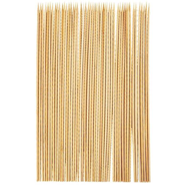 Grillspieße Bambus 40 cm 50er Set Beige - Bambus - 1 x 1 x 40 cm