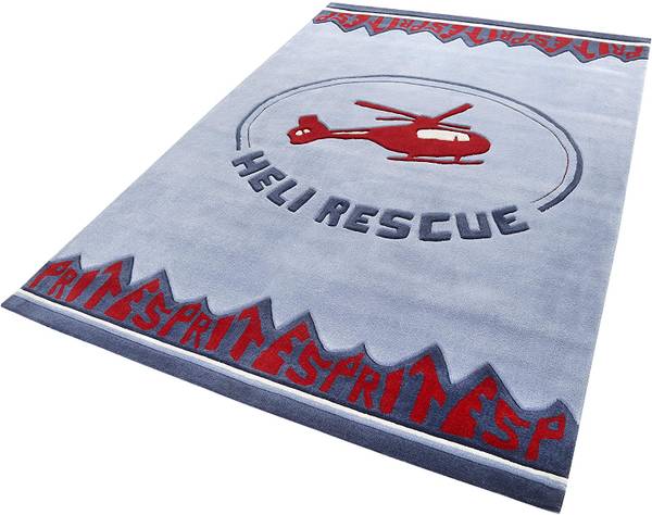 Kinderteppich Heli Rescue 120 x 180 cm