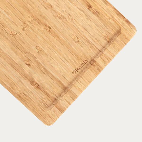 Serviertablett BAMBOU Beige - Bambus - 17 x 2 x 40 cm