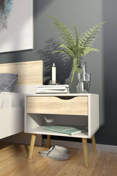 Kast Oslo wit - plaatmateriaal op houtbasis - 51 x 50 x 39 cm