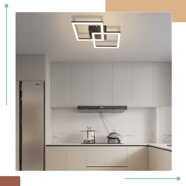 LED Deckenleuchte Harrington Schwarz