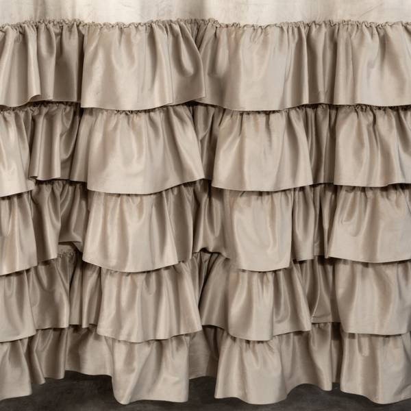 Vorhang DANI Beige - Textil - 140 x 1 x 250 cm