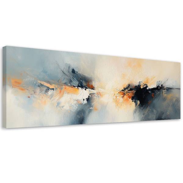 Wandbild abstraktion komposition 90 x 30 cm