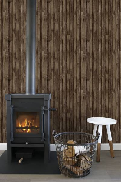 Tapete 138813 Braun - Fleece - 53 x 1005 x 53 cm