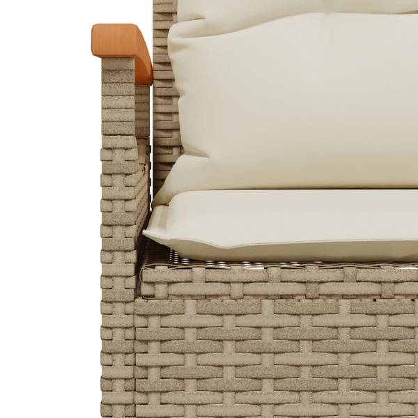 Gartenbank 3034168 Beige - Stahl - 116 x 74 x 62 cm