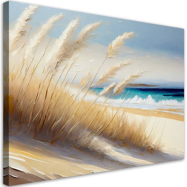 Wandbild Strand Meeresdünen 100 x 70 cm