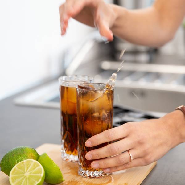 2x Siliconen ijsblokjesvorm 3,5 cm zwart - silicone - 20 x 4 x 13 cm