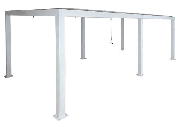 Abri pour voiture L46 Blanc
