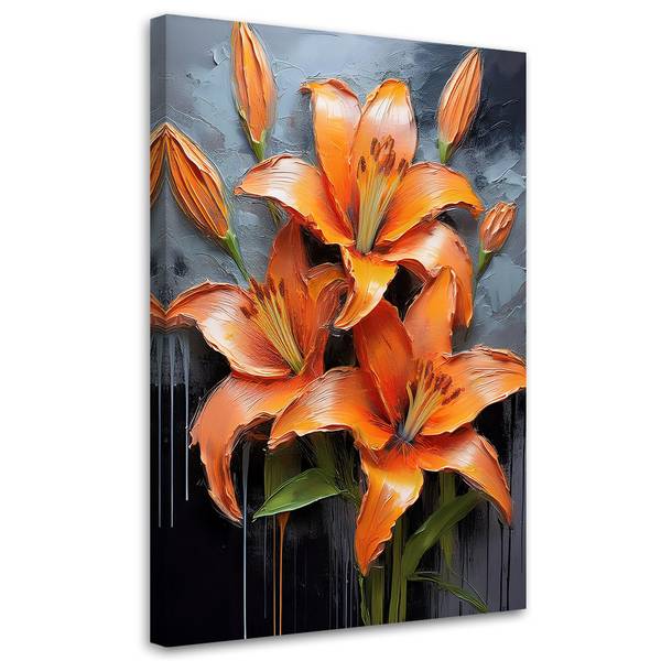 Leinwandbild Blumen 1-Teilig 60 x 90 cm