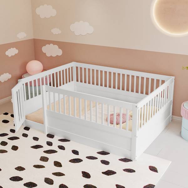 Kinderbed SafeWoody wit