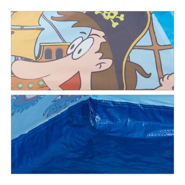 Speeltent piraat in blauw blauw - polyester - 118 x 90 x 115 cm