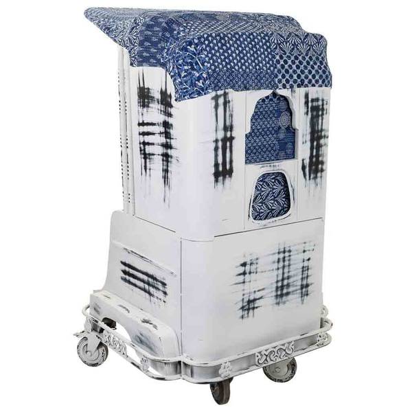 Sessel 4523244900 Weiß - Metall - 90 x 160 x 90 cm