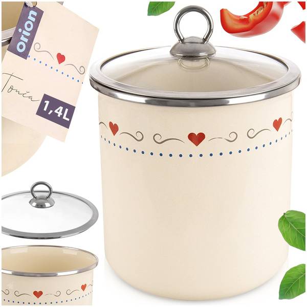 Frischhaltedose 127919 Weiß - Metall - 13 x 17 x 13 cm